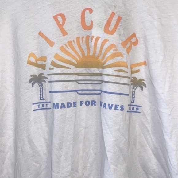 NWT Ripcurl long sleeve semi crop surf T-shirt - Picture 2 of 5